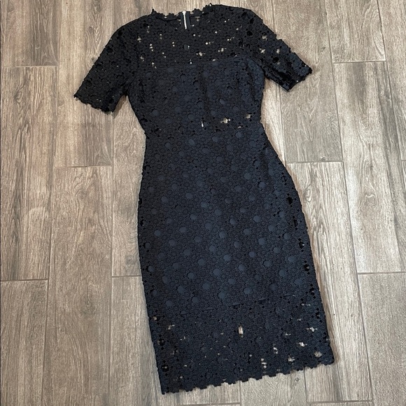 Lulu's Black Lace Detail Dress - Picture 1 of 4